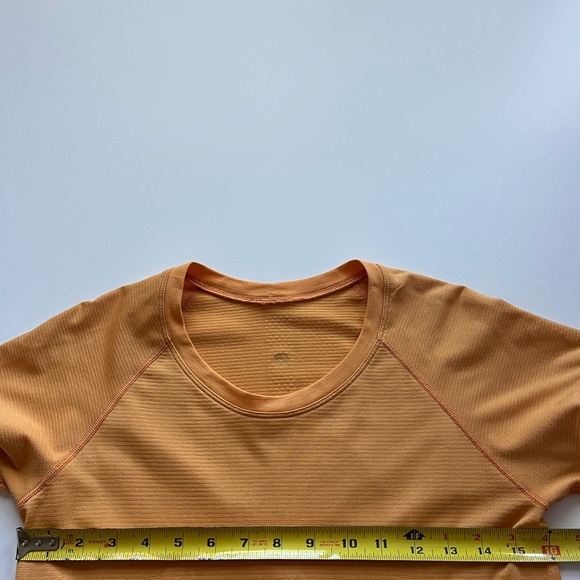 lululemon athletica Swiftly Tech Shirt Sleeve Shirt 2.0 Mango Dream -Size 8 - Picture 5 of 7